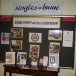BUMC Singles for Fisher House bulletin board